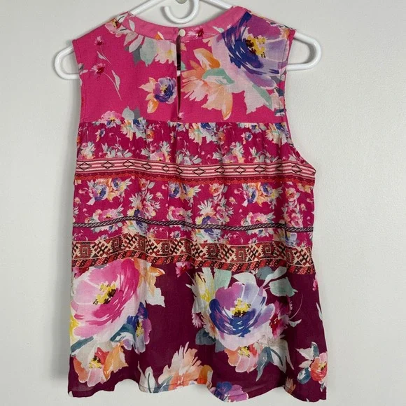 Anthropologie Vineet Bahl Roderiga Embroidered Blouse Womens Size Small Bohemian - Picture 14 of 15